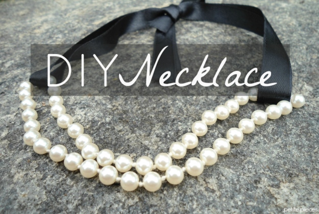 DIY pearl necklace